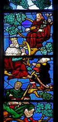 Window depicting King David Prophets on the Tree of Jesse