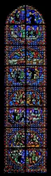 Window depicting scenes from the Life of Christ