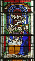 Window depicting the Circumcision