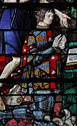 Window depicting a donor - Jean de Laval
