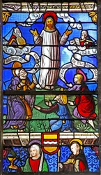 Window depicting the Transfiguration