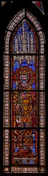 Window depicting Charlemagne