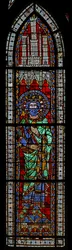 Window depicting Charles Martel