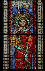 Window depicting Louis the Fair