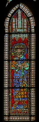 Window depicting Pepin the Short