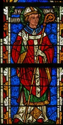 Window w9 depicting St Godegrande