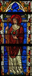Window w9 depicting St Opportune