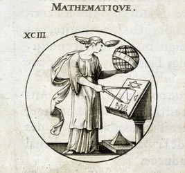 Woman with Compass and Globe, Personification of Mathematics