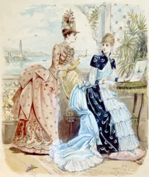 Women at a Resort by the Sea, 1885