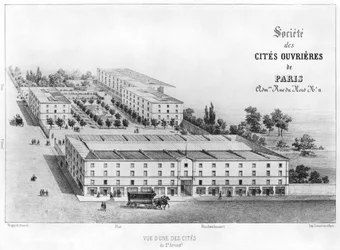 Workers Housing Estate, 58 Rue Rochechouart, Paris, c.1870
