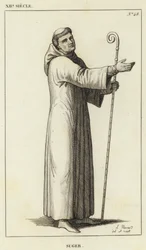 12th Century, Suger (engraving)