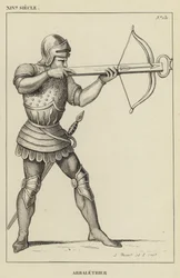 14th Century, Crossbowman (engraving)