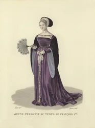 Young lady of the time of King Francis I of France