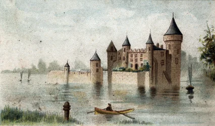 View of the Chateau de la Brede