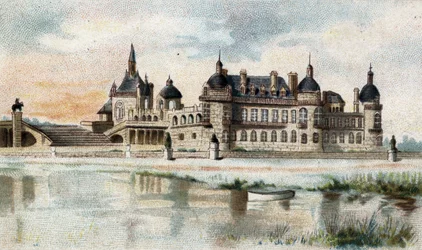 View of the Castle of Chantilly (Oise)
