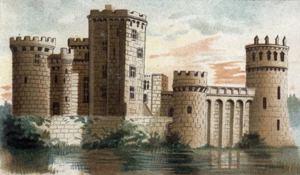 View of the Castle of Guillaume (Indre)