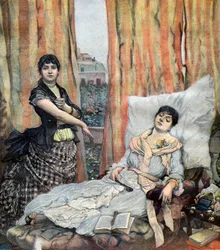Women Having Their Daily Morphine Injection