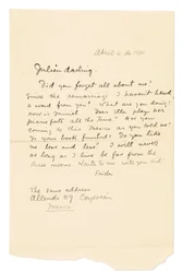 Autograph Letter Signed (