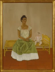 Self-Portrait with Bed