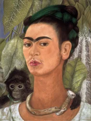 Self-Portrait with Monkey