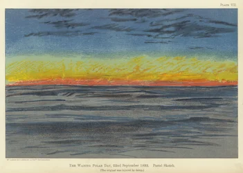The waning polar day, 22 September 1893
