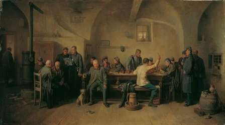 Soldiers in the Canteen