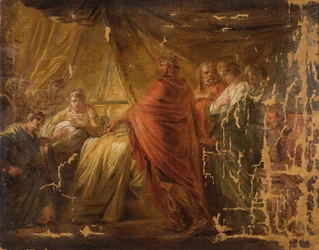 Agamemnon Returns Briseis to the Tent of Achilles