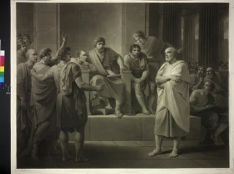 Socrates in Front of the Judges