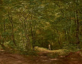 Walkers in a Forest Landscape
