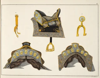 Saddles and Spurs, Plate from 