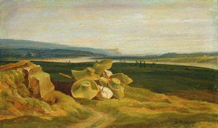 Landscape with Sun Hats
