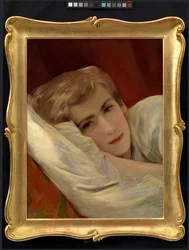 Friedrich (Fritz) Amerling on His Sickbed (Son of the Artist)