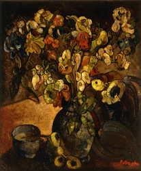 Still Life with Flowers and Bowl