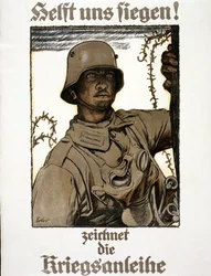 Help us win! Subscribe to the War Loan, pub. Munich, 1917