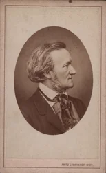 Portrait of the Composer Richard Wagner 1813-1883, c. 1875