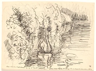 The Slender Neck Raised...