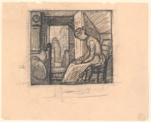 And the Mother Looked Down in Her Lap, and Tears Ran Over Her Cheeks...