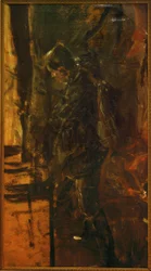 Study of a Man with Backpack