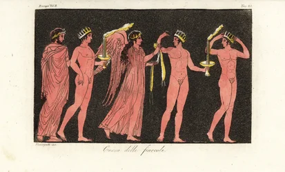 Greek torch race