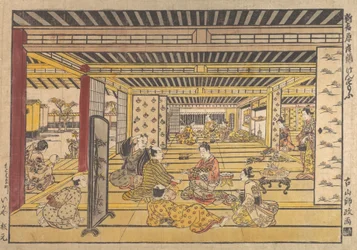 A Game of Hand Sumo in the New Yoshiwara