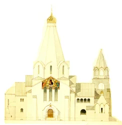 Design for the church of Balakovo