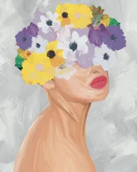 Vibrant Flower Crown