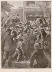 Queen Victoria and the poor: the Queen visiting the East End of London, 2 April 1873
