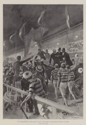 The Assassination of the King of Italy, the Scene in the Athletic Ground at Monza