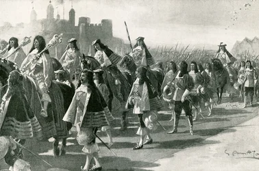 The Last Procession from the Tower: Charles II and His Retinue on Tower Hill, April 22, 1661