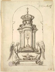 Design for a Tabernacle Door to be Executed in Bronze, ca. 1725