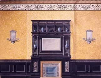 Design for the front drawing room, No.1 Grosvenor Crescent, London, c.1850