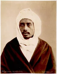 Portrait of a Sudanese Chief of the Galieh Tribe