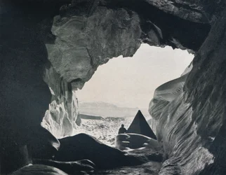 Camp in the Cave Under Penelope Point, 1912, 1913