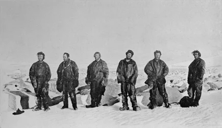 Group After Winter in Igloo, 1912, 1913